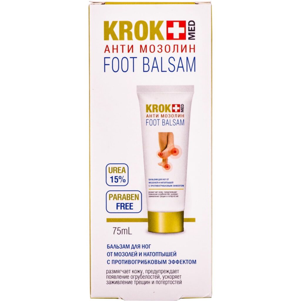 Krok Med Antimozolin balsam do stóp na modzele i odciski 75 ml