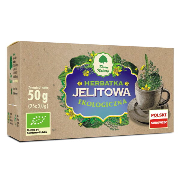 Dary Natury Herbatka Jelitowa EKO 25 saszetek x 2 g