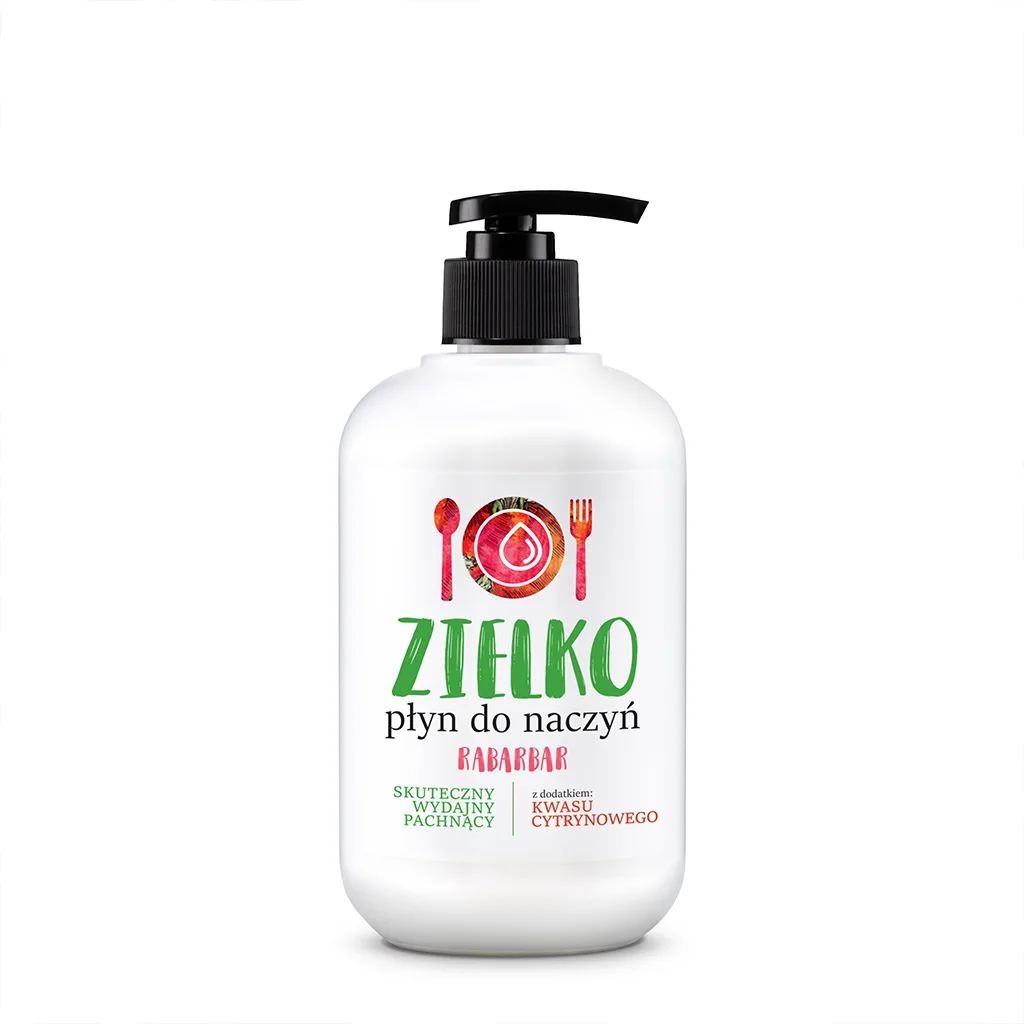 Płyn do mycia naczyń Rabarbar, 500 ml Zielko