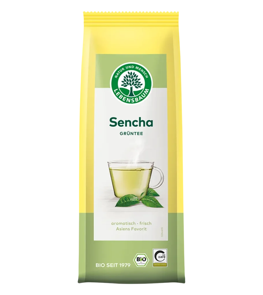 Herbata zielona Sencha liściasta BIO, 75 g Lebensbaum
