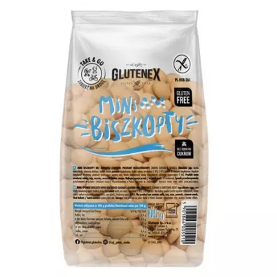 Glutenex Biszkopty mini bez dodatku cukrów bezglutenowe 85 g