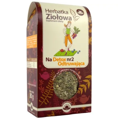 Natura Wita Herbata ziołowa na Detox nr 2 Odtruwająca 80 g