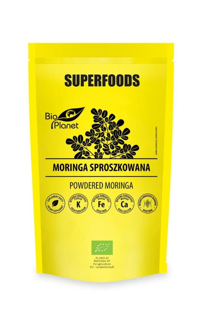 Moringa sproszkowana BIO, 150 g Bio Planet