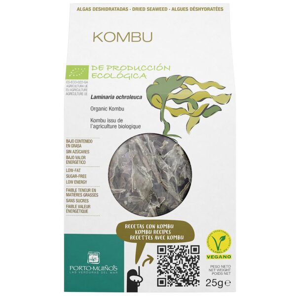 Porto Muiños Algi morskie suszone Kombu BIO 25 g