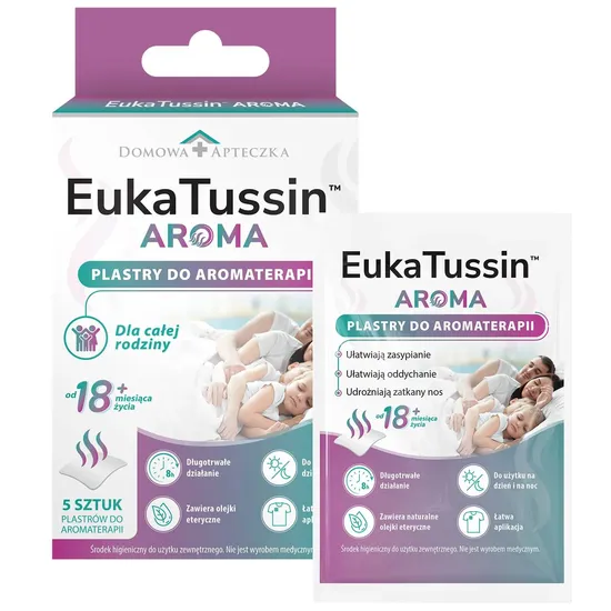EukaTussin Aroma plastry do aromaterapii 5 szt.