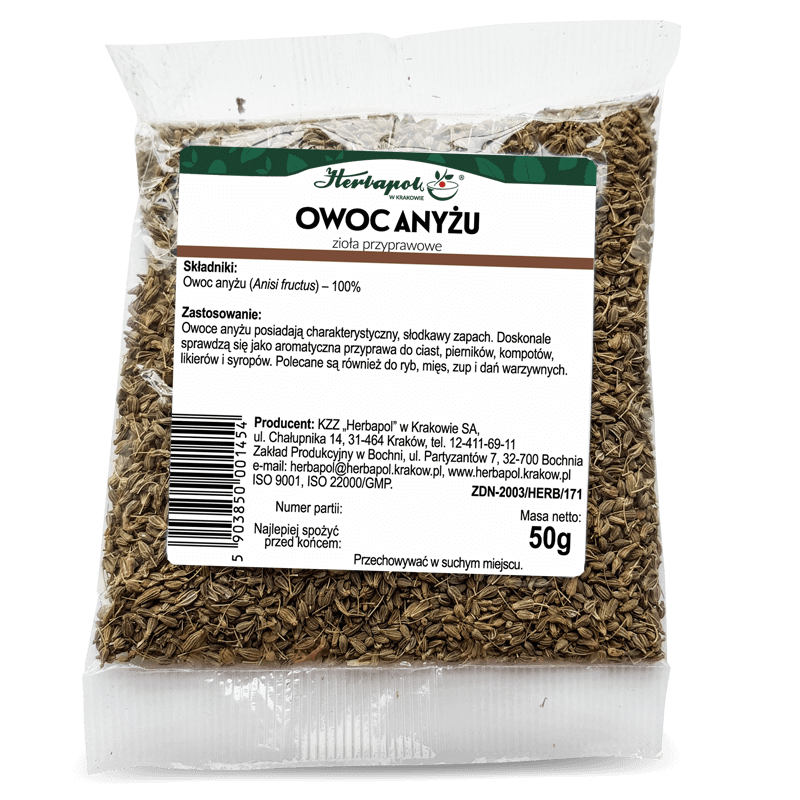 Owoc anyżu, 50 g Herbapol
