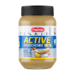 Primavika Masło orzechowe Active 98% bez dodatku soli i cukru 470 g