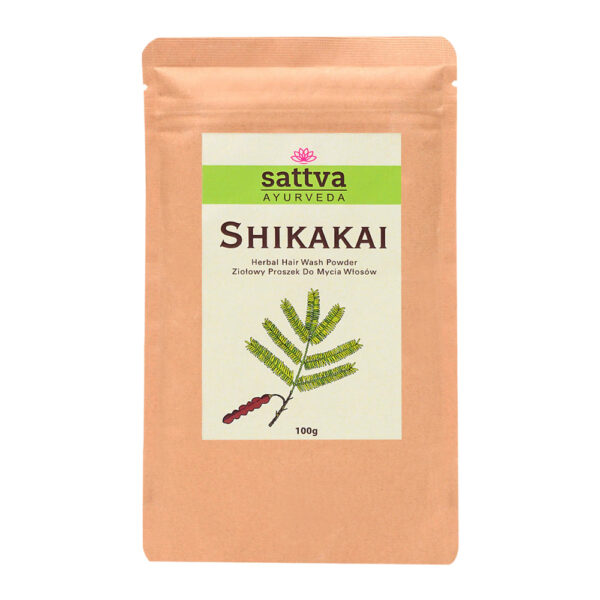 Sattva Herbal Shikakai Powder – ziołowy proszek do mycia włosów 100 g