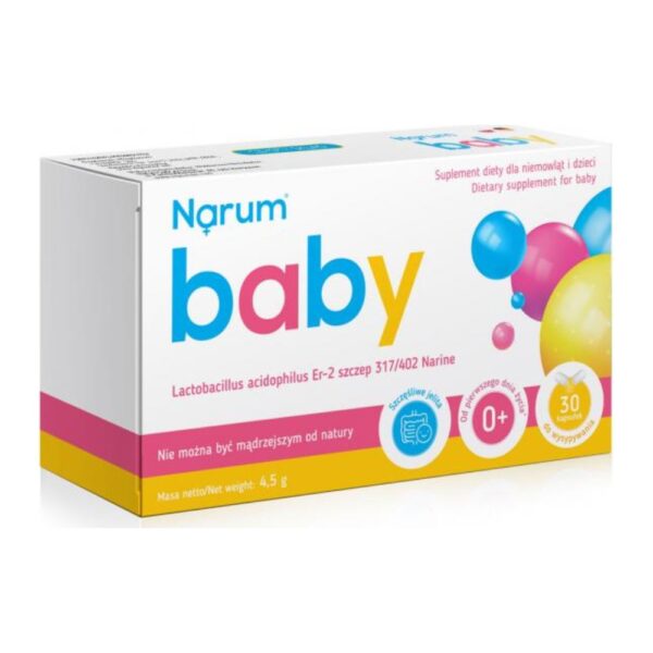 Baby, probiotyk dla dzieci, 30 kapsułek Narum