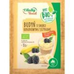 Vitally Food Budyń bananowy z jeżynami bez dodatku cukru BIO 38 g