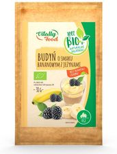 Vitally Food Budyń bananowy z jeżynami bez dodatku cukru BIO 38 g