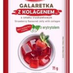 Wodzisław Galaretka o smaku truskawkowym z dodatkiem hydrolizowanego kolagenu 71 g