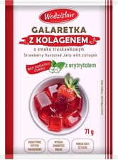 Wodzisław Galaretka o smaku truskawkowym z dodatkiem hydrolizowanego kolagenu 71 g