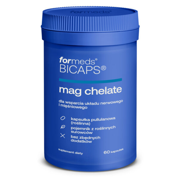 ForMeds Bicaps Mag Chelate – magnez (diglicynian) 60 kapsułek