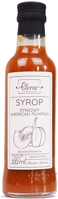 Eterno Syrop dyniowy American Pumpkin 200 ml