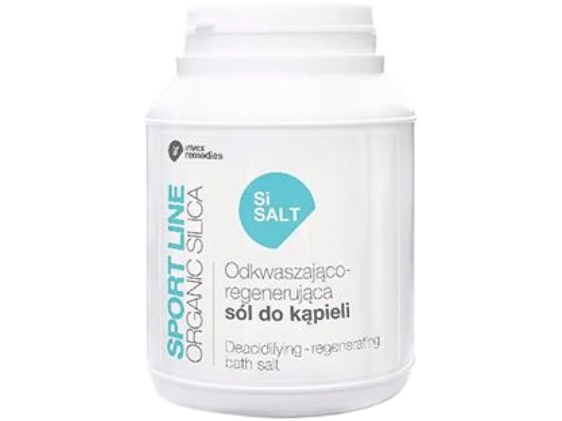 Sport Line SiSALT – odkwaszająco-regenerująca sól do kąpieli z krzemem organicznym, 1500 g Invex Remedies