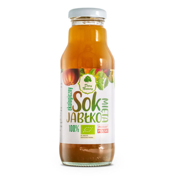 Dary Natury Sok jabłko-mięta 100% EKO 270 ml