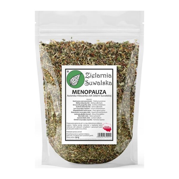 Menopauza, mieszanka ziołowa, 250 g Zielarnia Suwalska