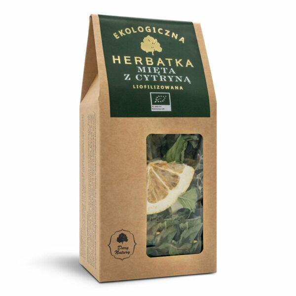 Dary Natury Herbatka Mięta z cytryną liofilizowana EKO 25 g