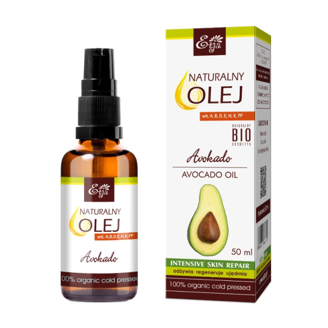 Olej z awokado BIO, 50 ml Etja