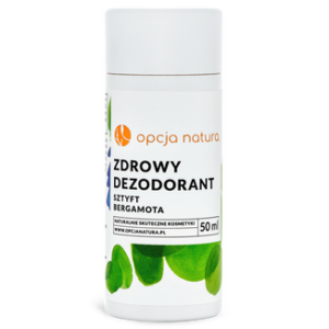 Zdrowy dezodorant w sztyfcie, bergamota, 50 ml Opcja Natura