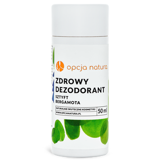Zdrowy dezodorant w sztyfcie, bergamota, 50 ml Opcja Natura