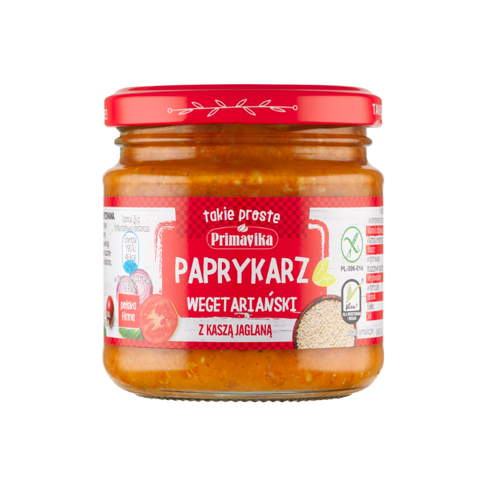 Primavika Paprykarz wegetariański z kaszą jaglaną 160 g
