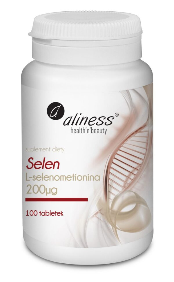 Selen Select (L-selenometionina) 200 mcg, 100 tabletek Aliness – opakowanie