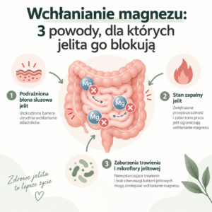 Wchłanianie magnezu: 3 powody, dla których jelita go blokują 2 wchlanianie magnezu 3 powody dla ktorych jelita go blokuja